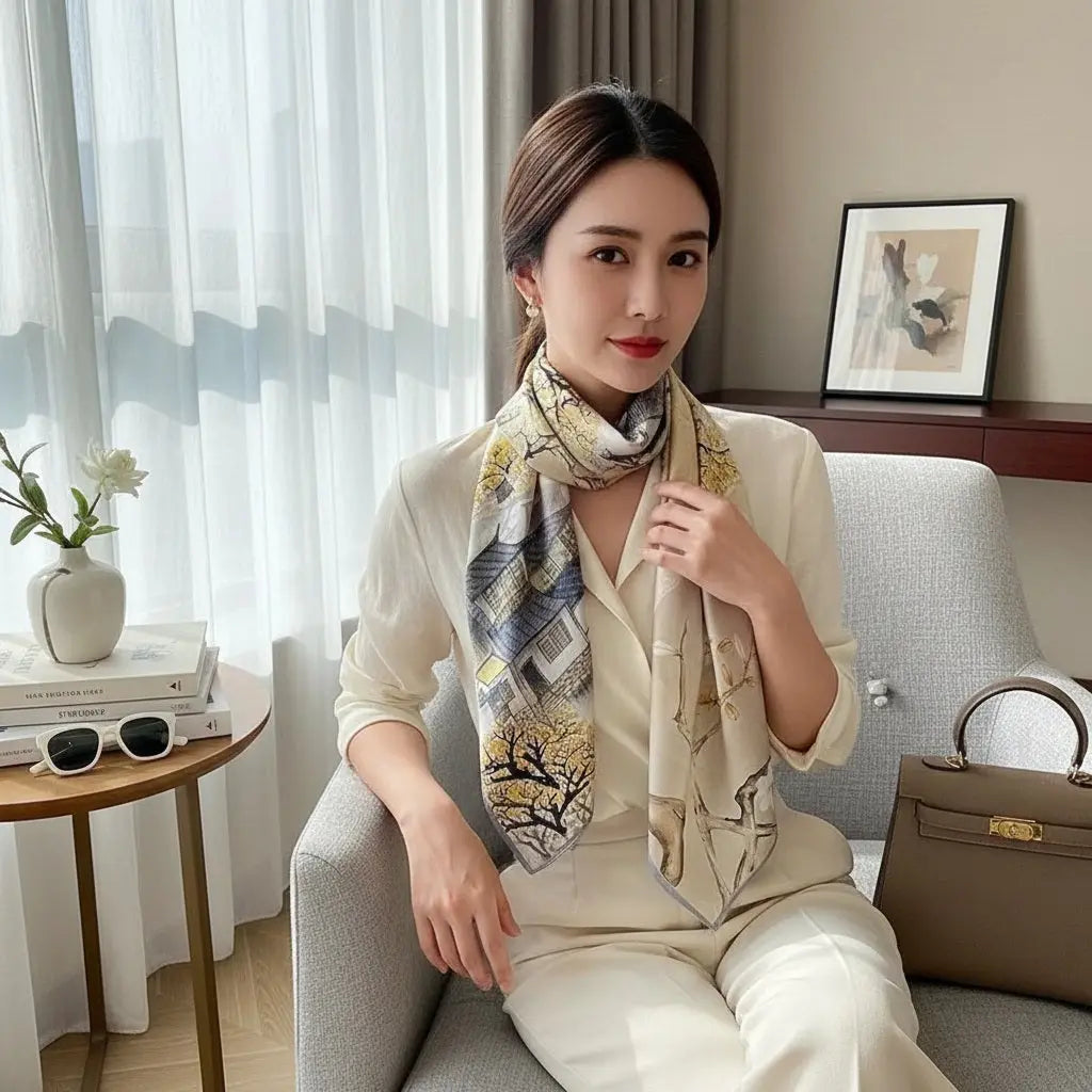 Carré de Soie - JOON Coeur de Foulard