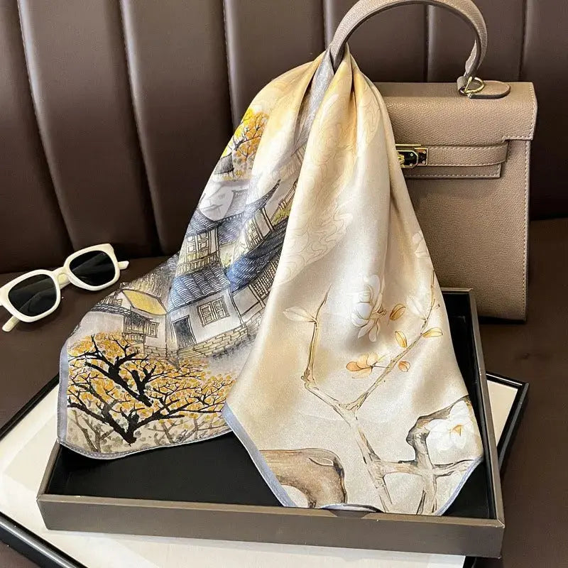 Carré de Soie - JOON - Coeur de Foulard