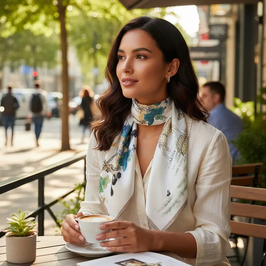 Carré de Soie - JUN Coeur de Foulard