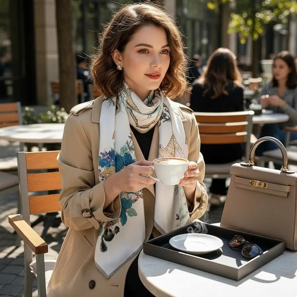 Carré de Soie - JUN Coeur de Foulard