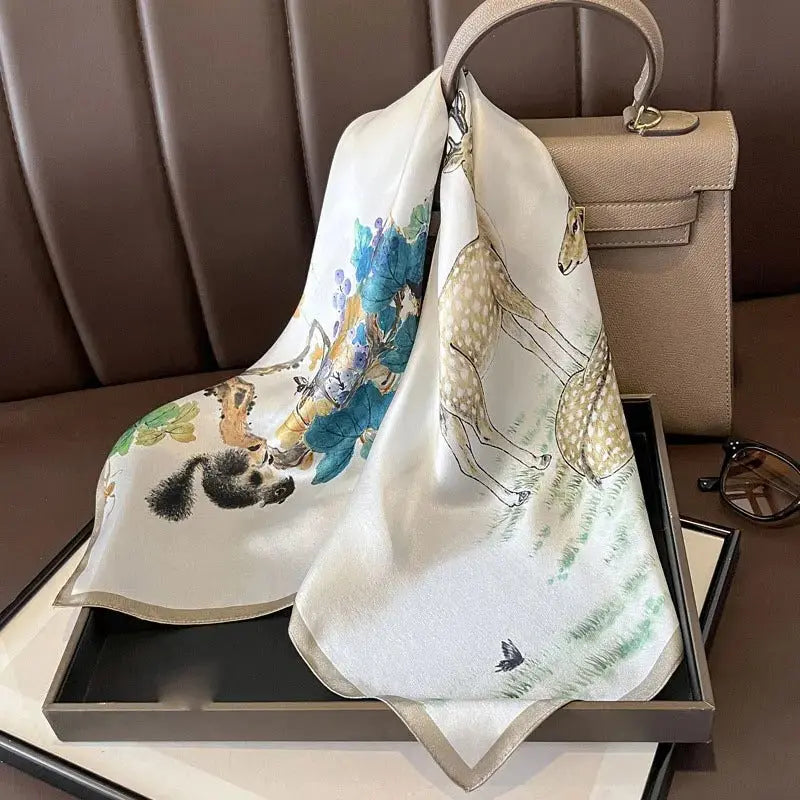 Carré de Soie - JUN - Coeur de Foulard