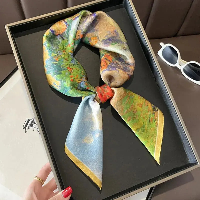 Carré de Soie - JURI - Coeur de Foulard