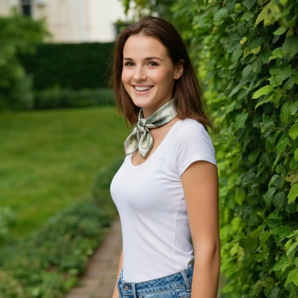 Carré de Soie - JYOTI - Coeur de Foulard