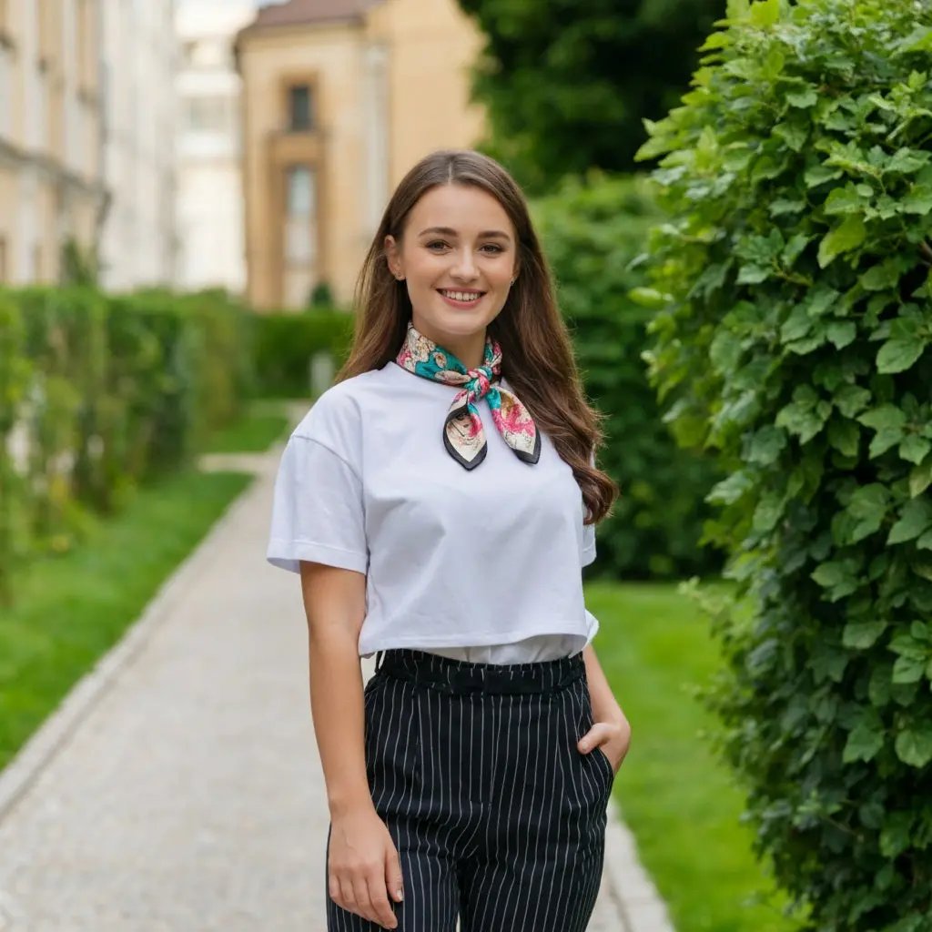 Carré de Soie - KANTA - Coeur de Foulard