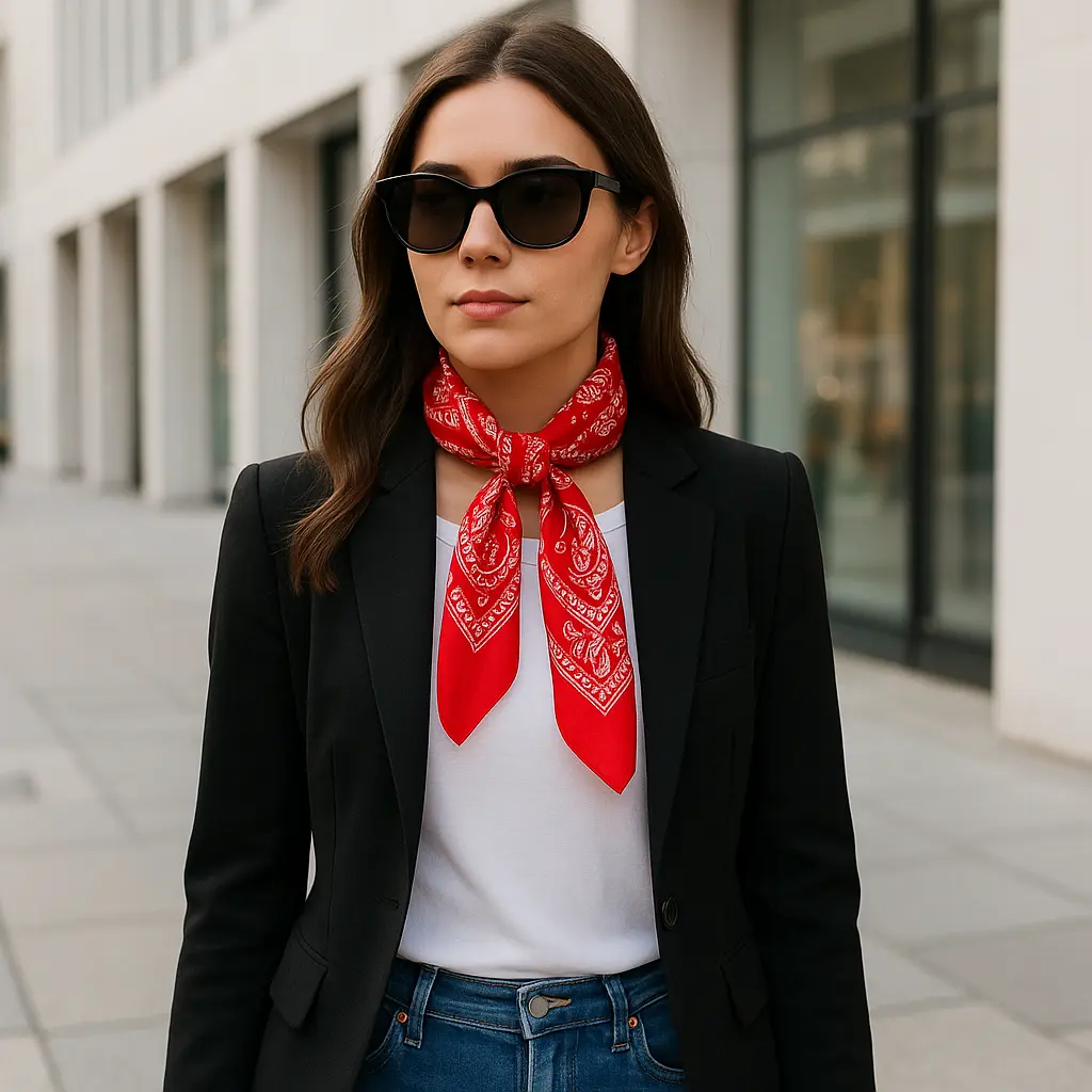 Carré de Soie - KIRSTI - Coeur de Foulard