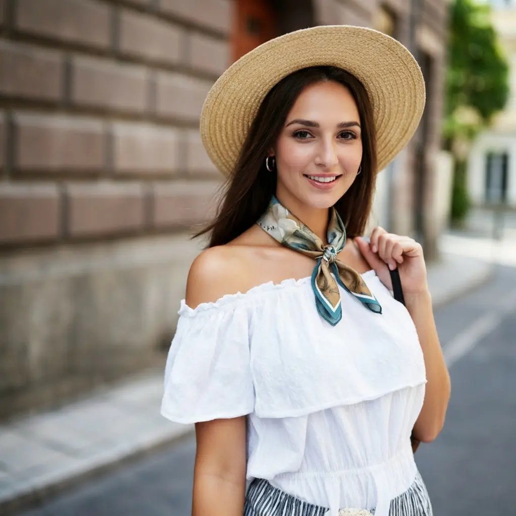 Carré de Soie - LINE Coeur de Foulard