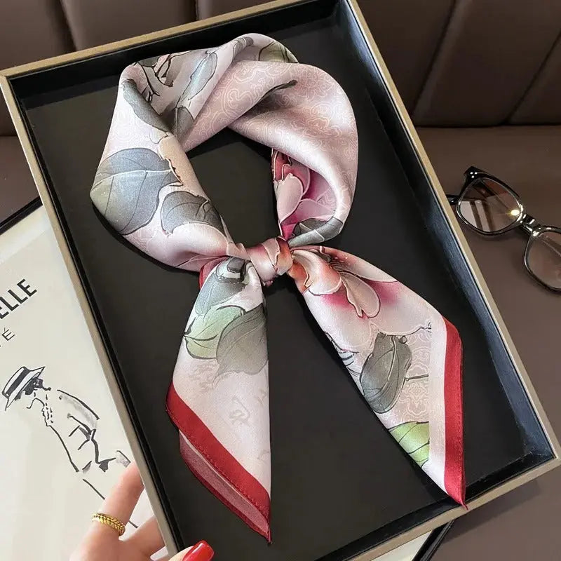 Carré de Soie - LING - Coeur de Foulard