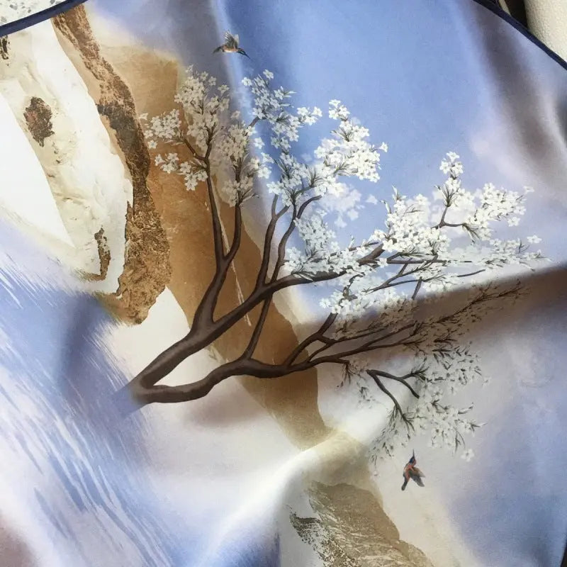 Carré de Soie - LISA - Coeur de Foulard