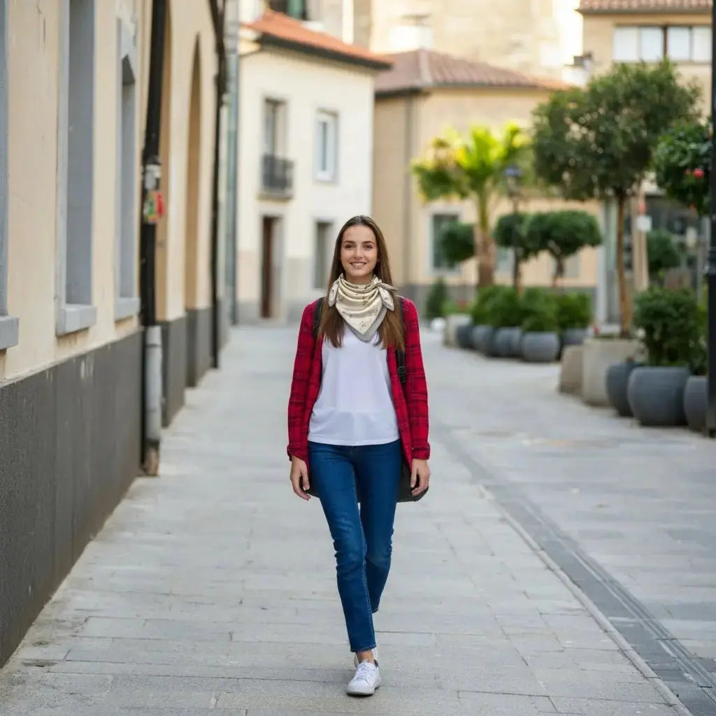 Carré de Soie - MARGIT - Coeur de Foulard