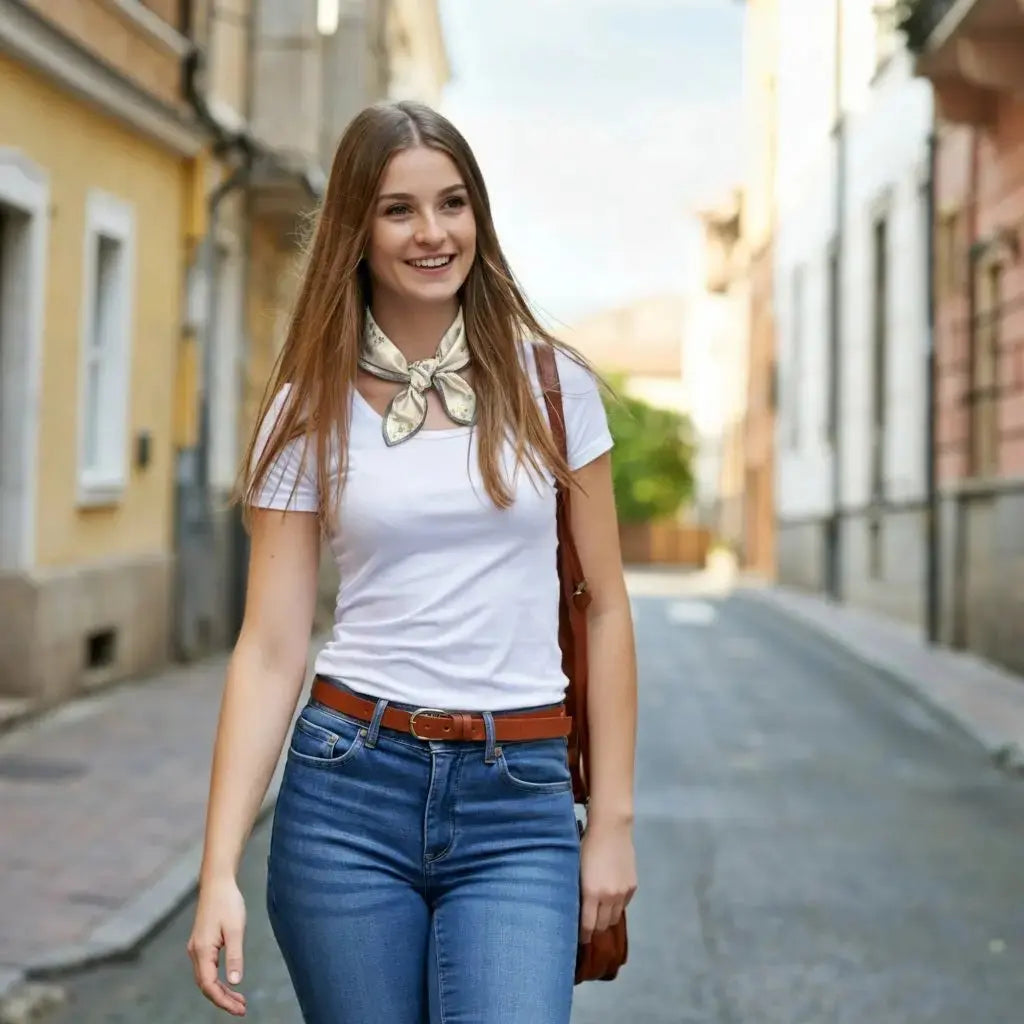 Carré de Soie - MARGIT - Coeur de Foulard