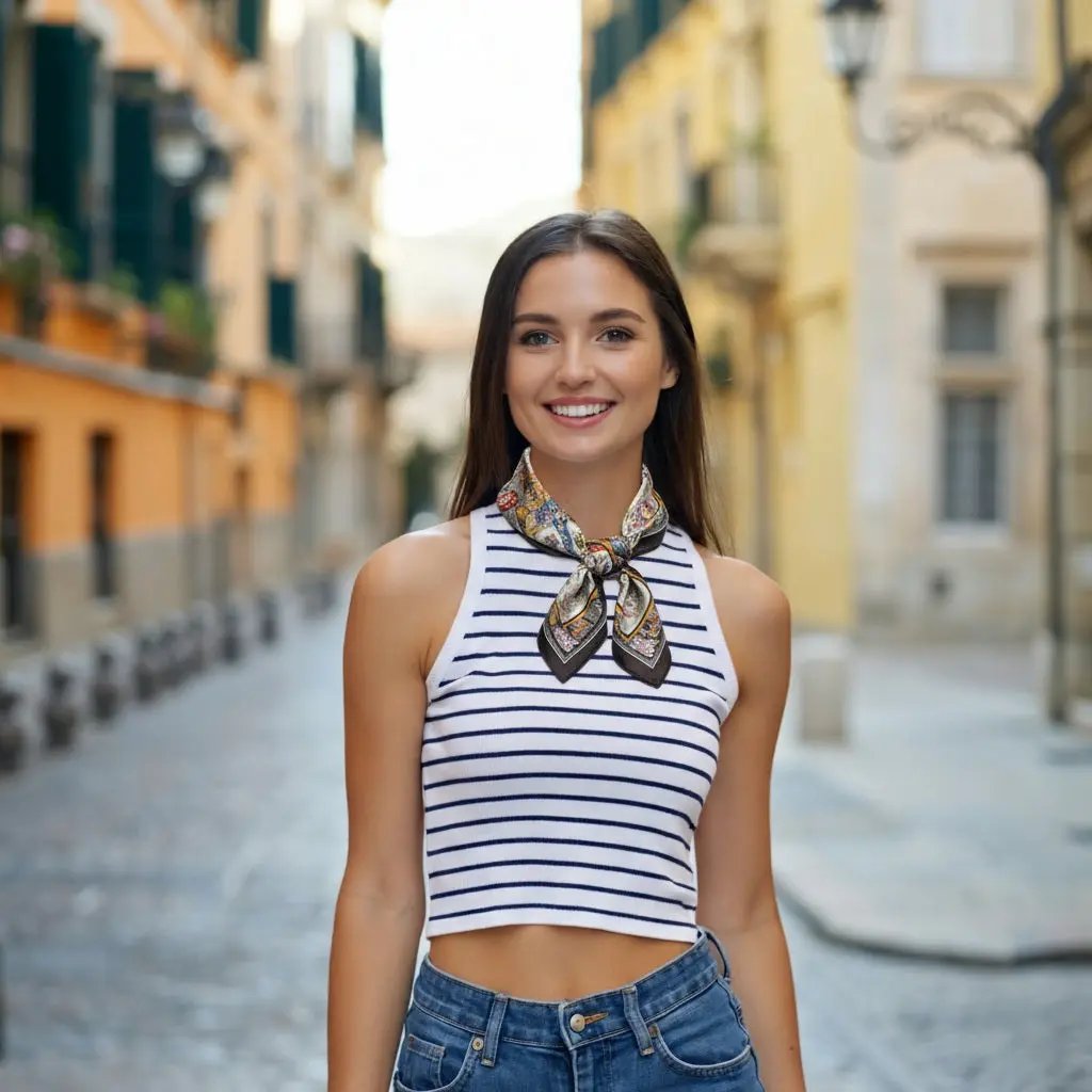 Carré Soie - ALENA Coeur de Foulard