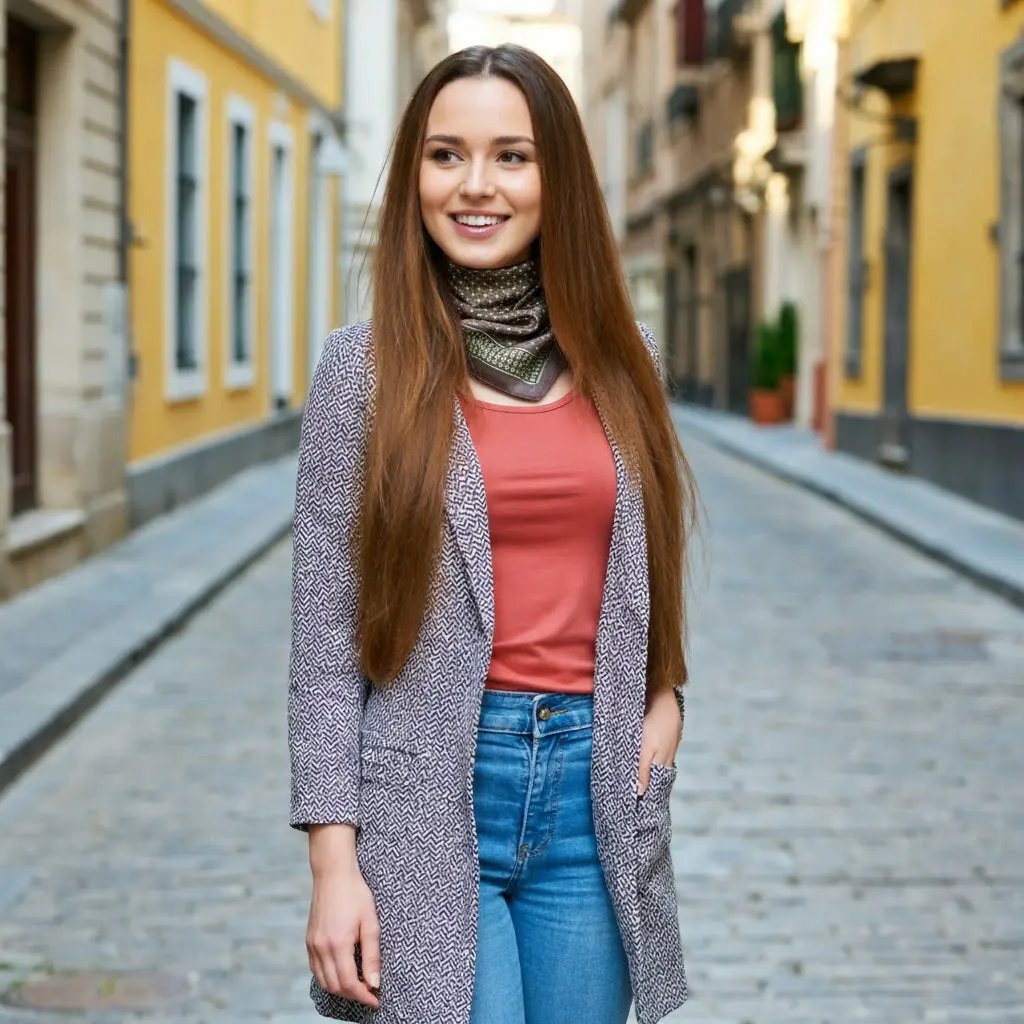 Carré Soie - ALEVTINA Coeur de Foulard