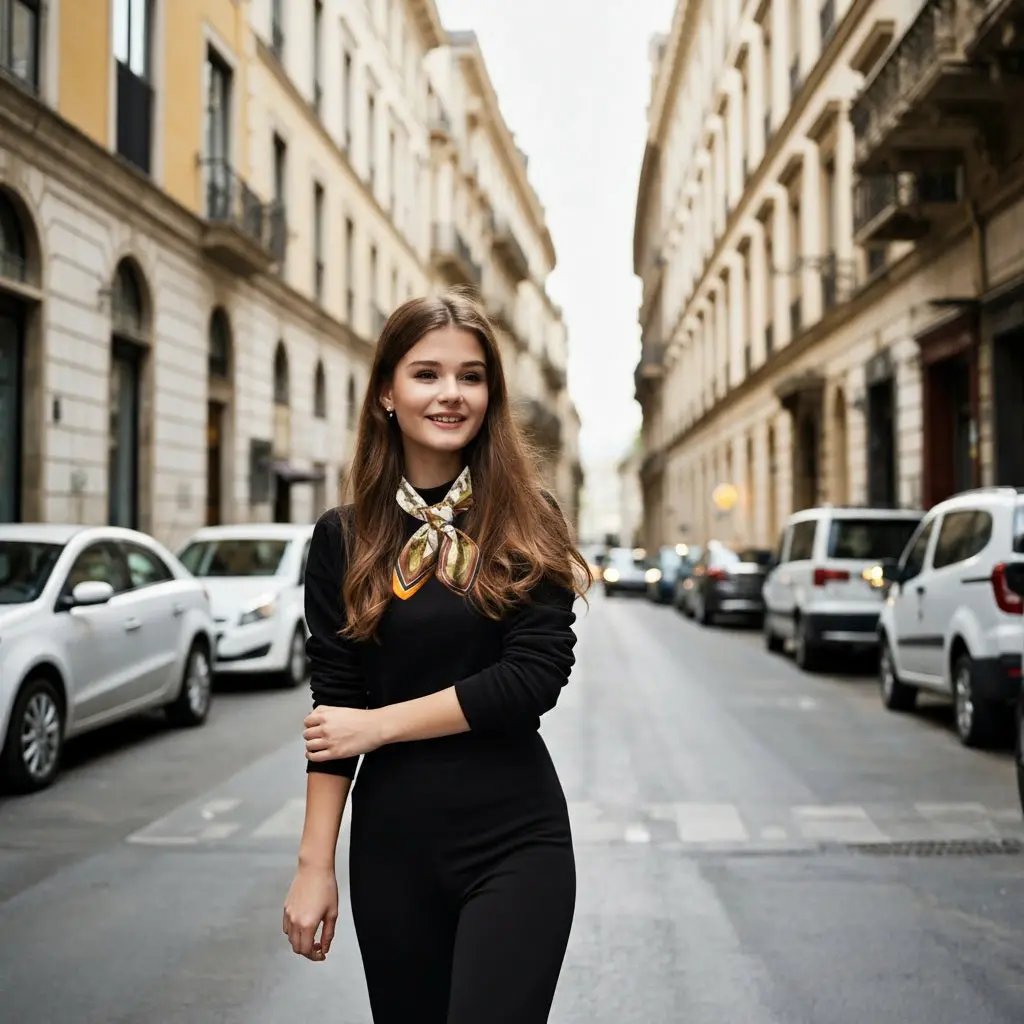 Carré Soie - ALIONA - Coeur de Foulard