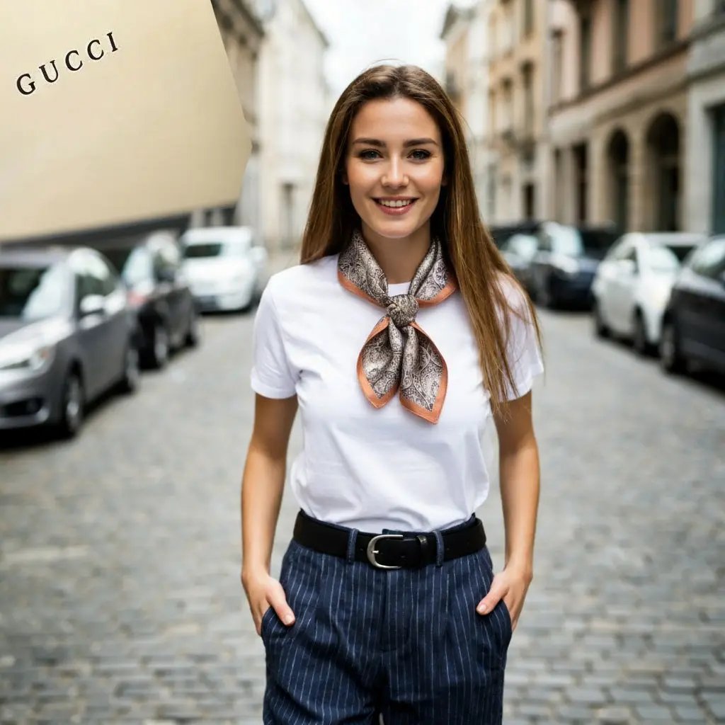 Carré Soie - ANASTASIJA - Coeur de Foulard