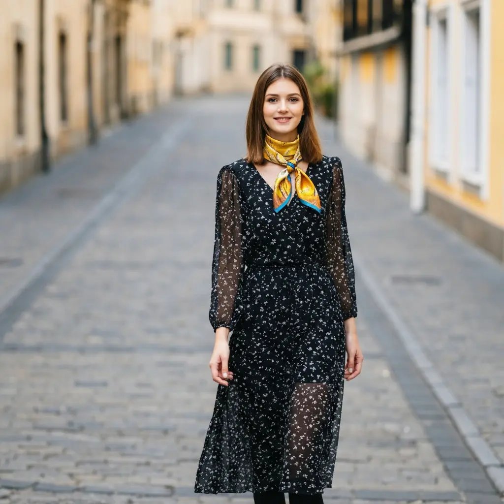 Carré Soie - ANICHKA Coeur de Foulard