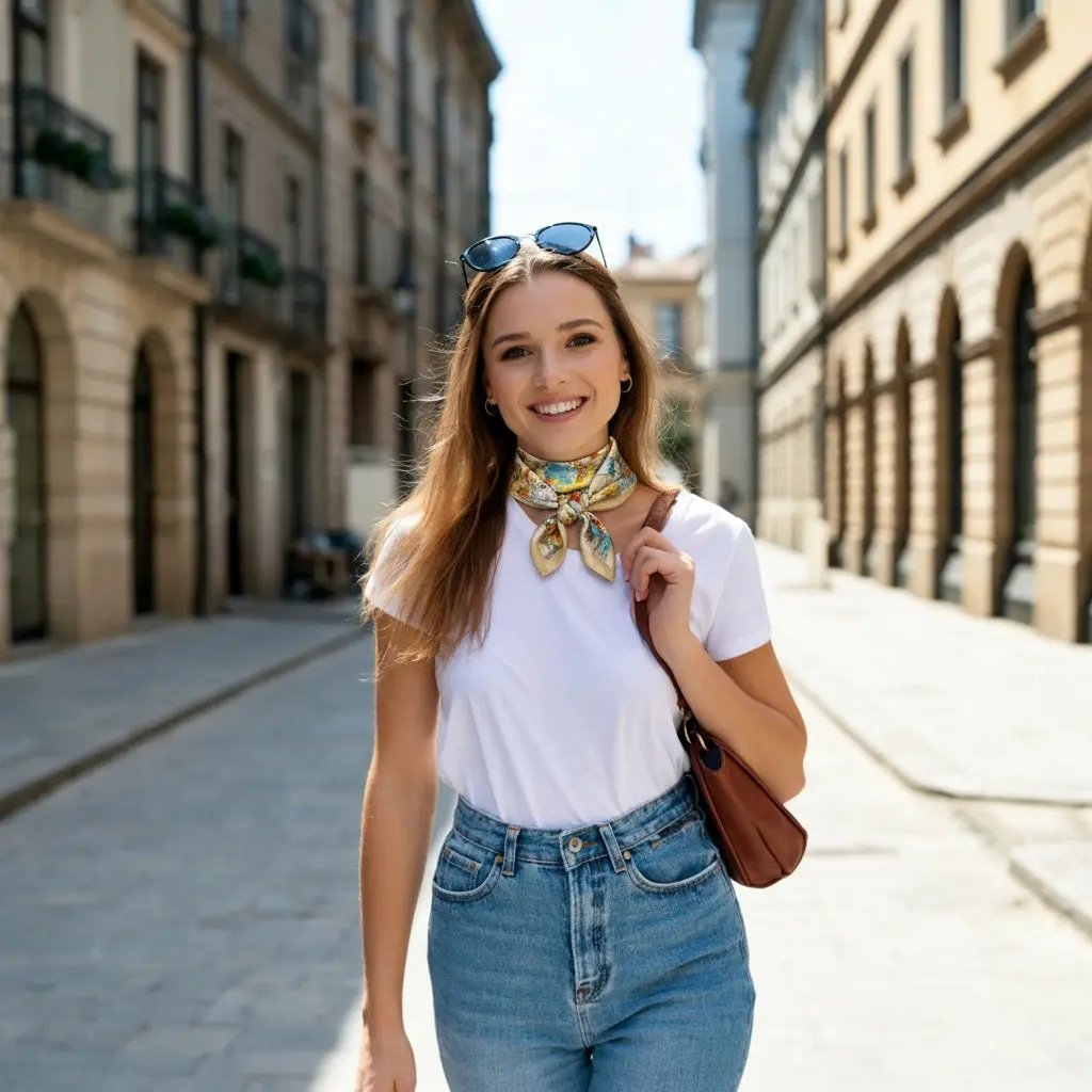 Carré Soie - ANNOCHKA Coeur de Foulard