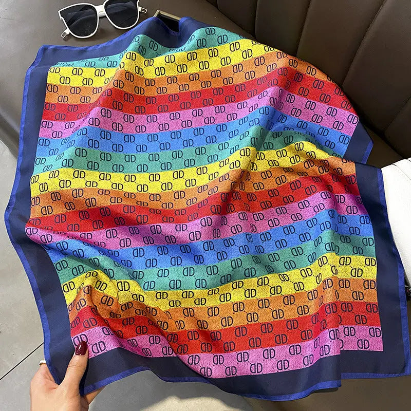 Carré Soie - BOGDANA - Coeur de Foulard