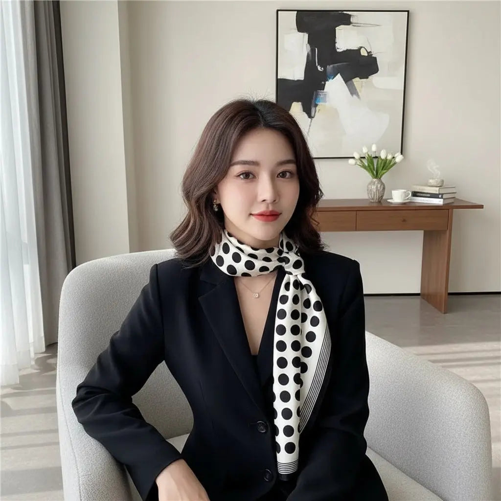 Carré Soie - DARYA - Coeur de Foulard