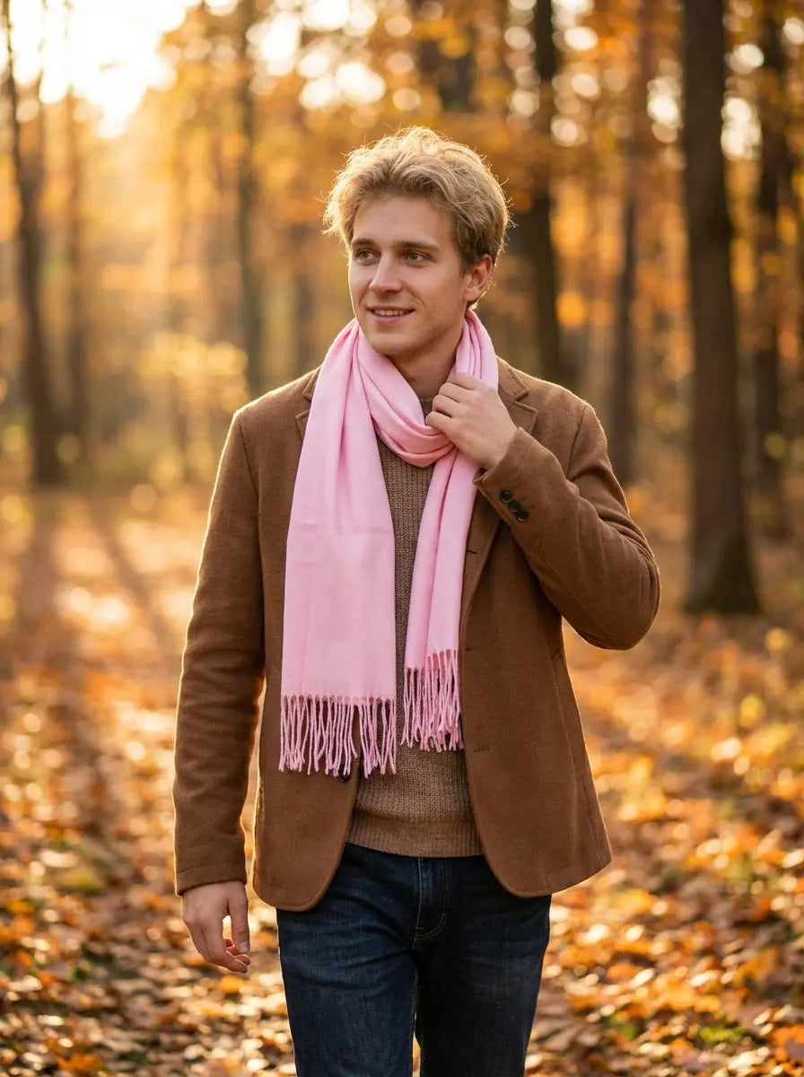 Echarpe cachemire homme HAYDEN - Coeur de Foulard