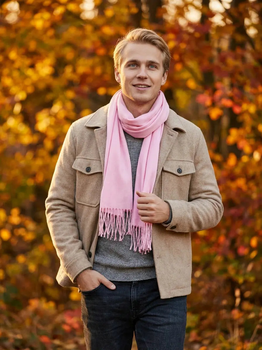 Echarpe cachemire homme HAYDEN - Coeur de Foulard