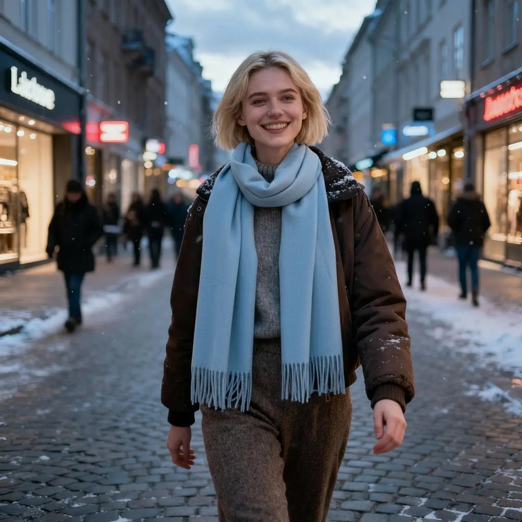 Echarpe cachemire TABATHA - Coeur de Foulard