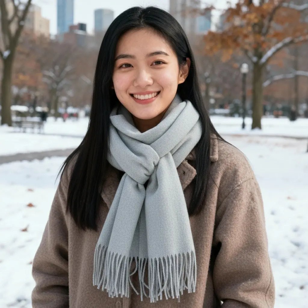 Echarpe cachemire TESS - Coeur de Foulard