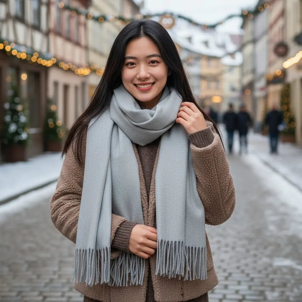 Echarpe cachemire TESS - Coeur de Foulard