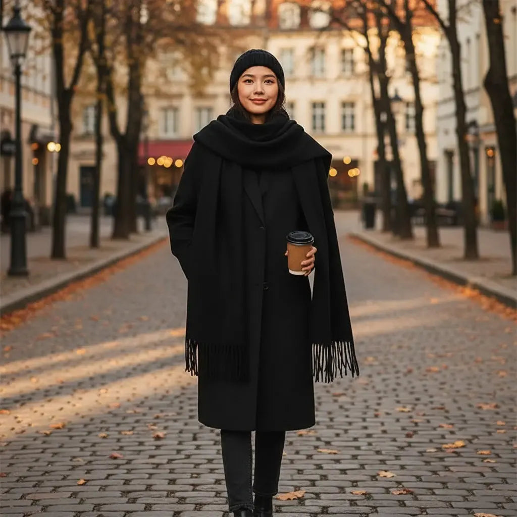 Echarpe cachemire THERESE - Coeur de Foulard