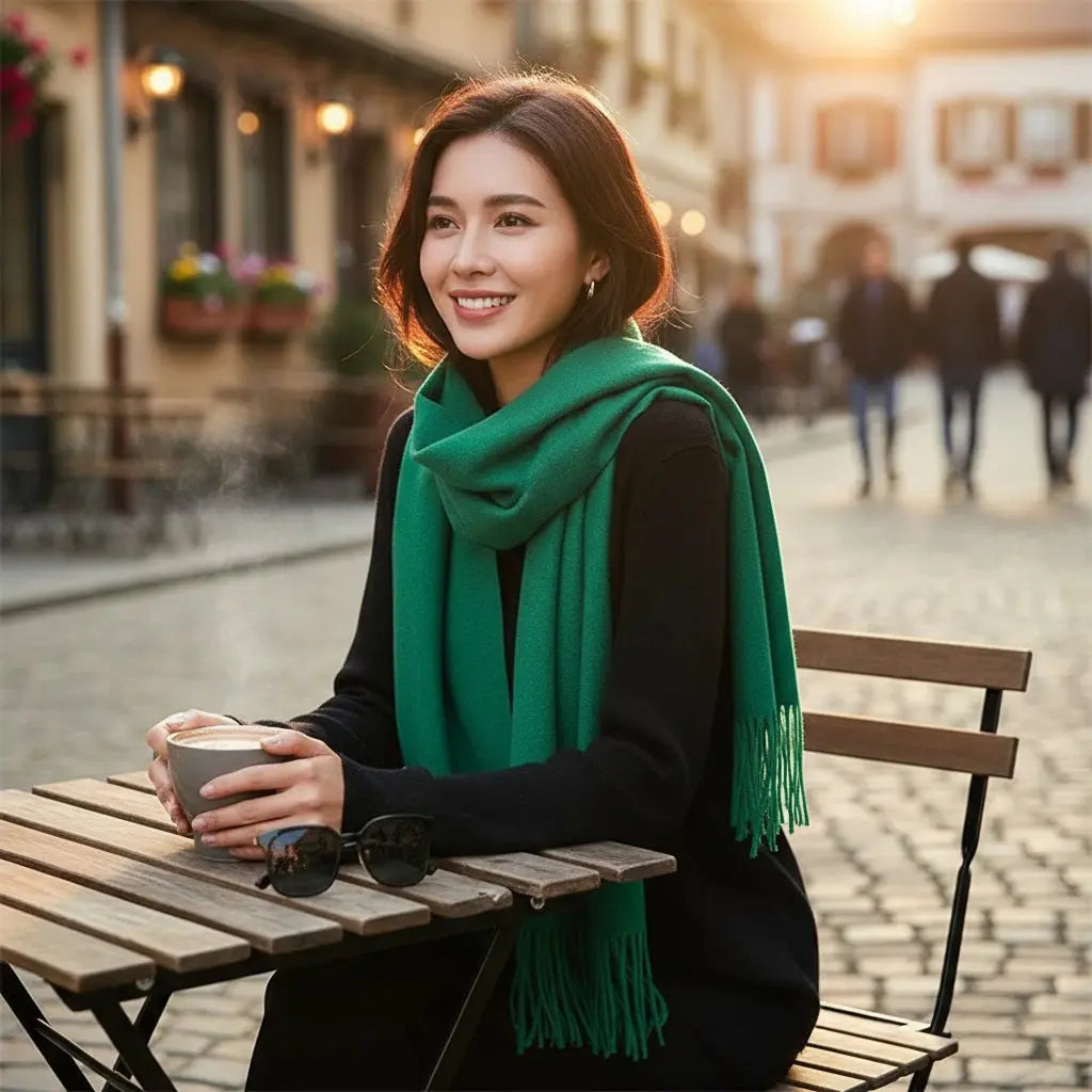 Echarpe cachemire TRIXIE - Coeur de Foulard