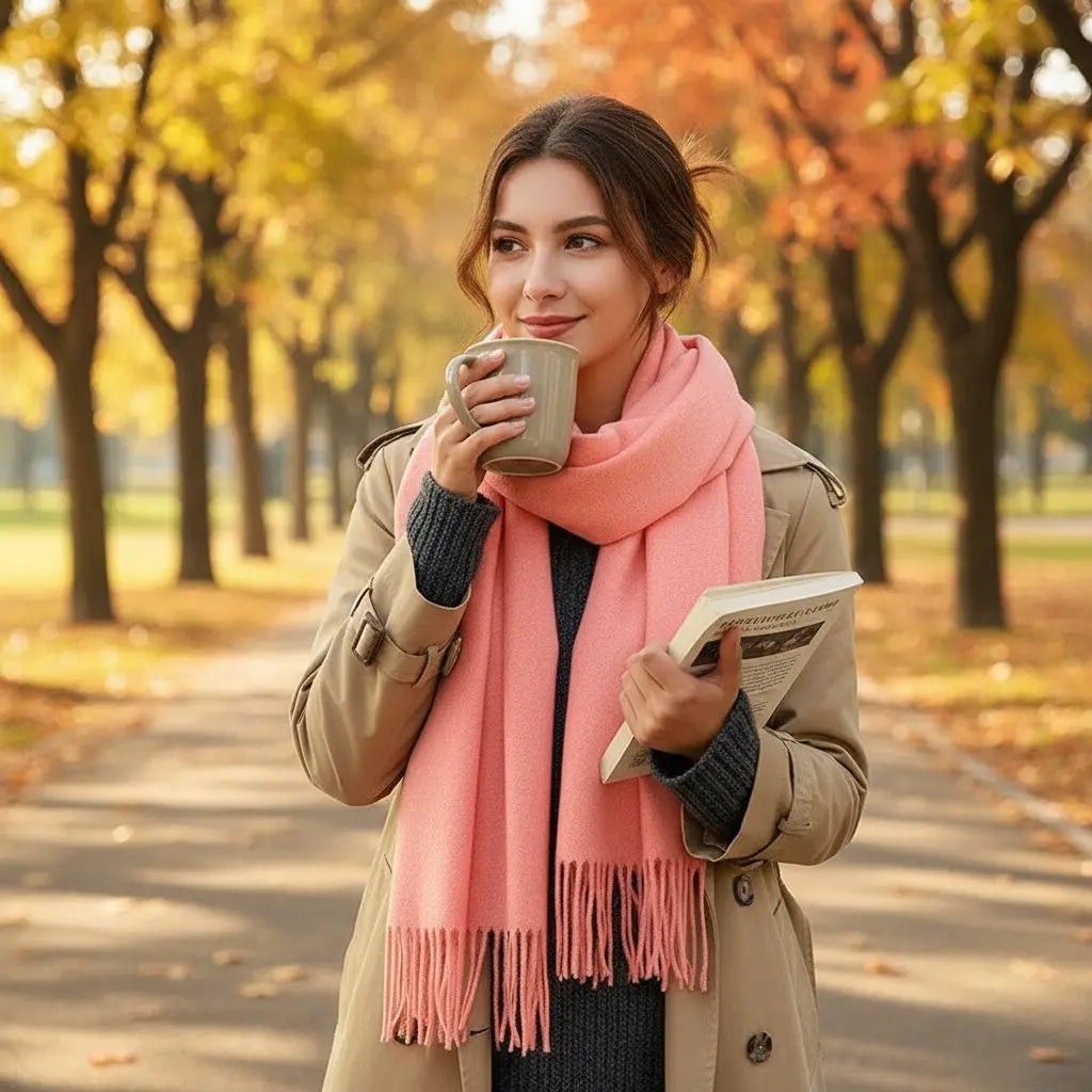 Echarpe cachemire VICTOIRE - Coeur de Foulard