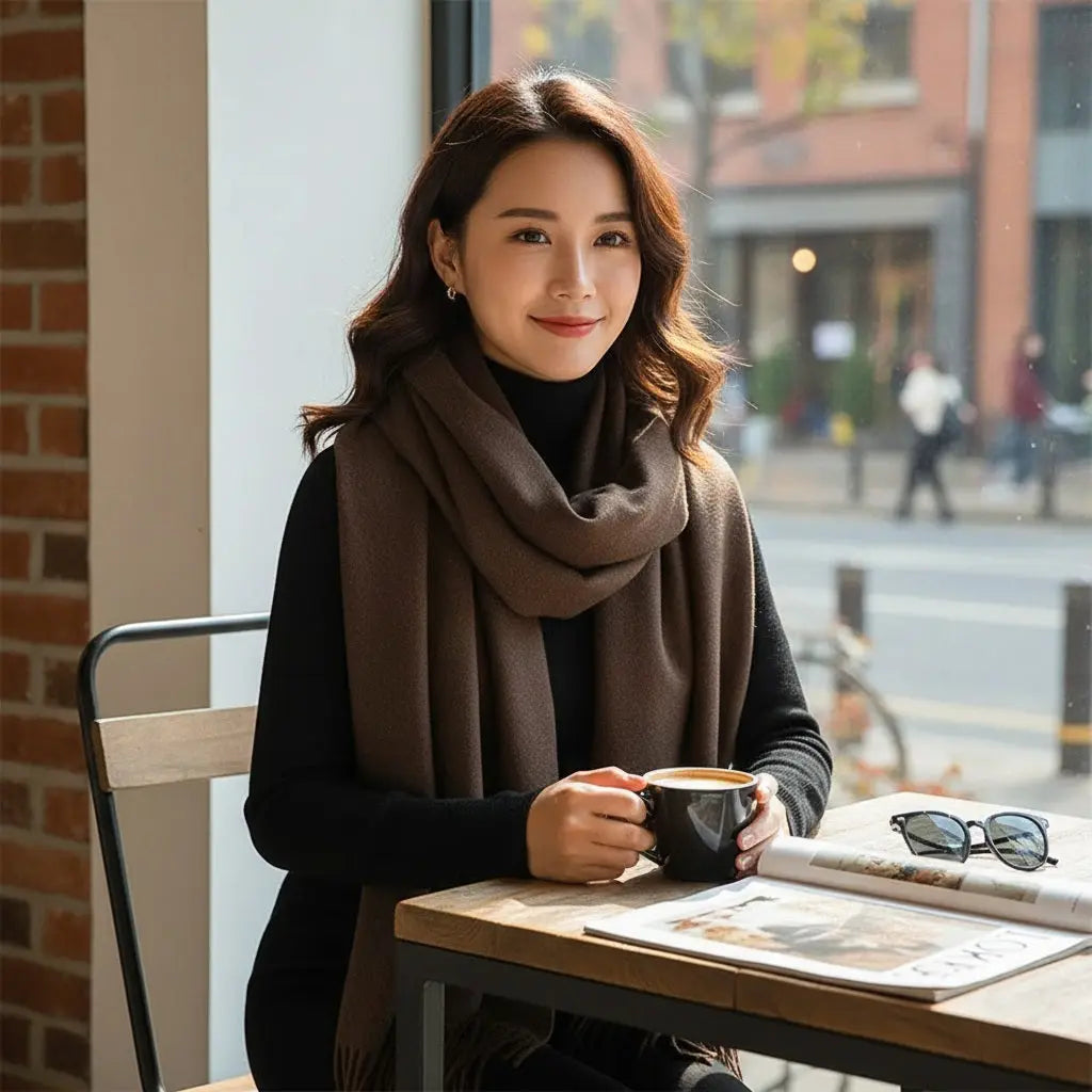 Echarpe cachemire WANDA - Coeur de Foulard