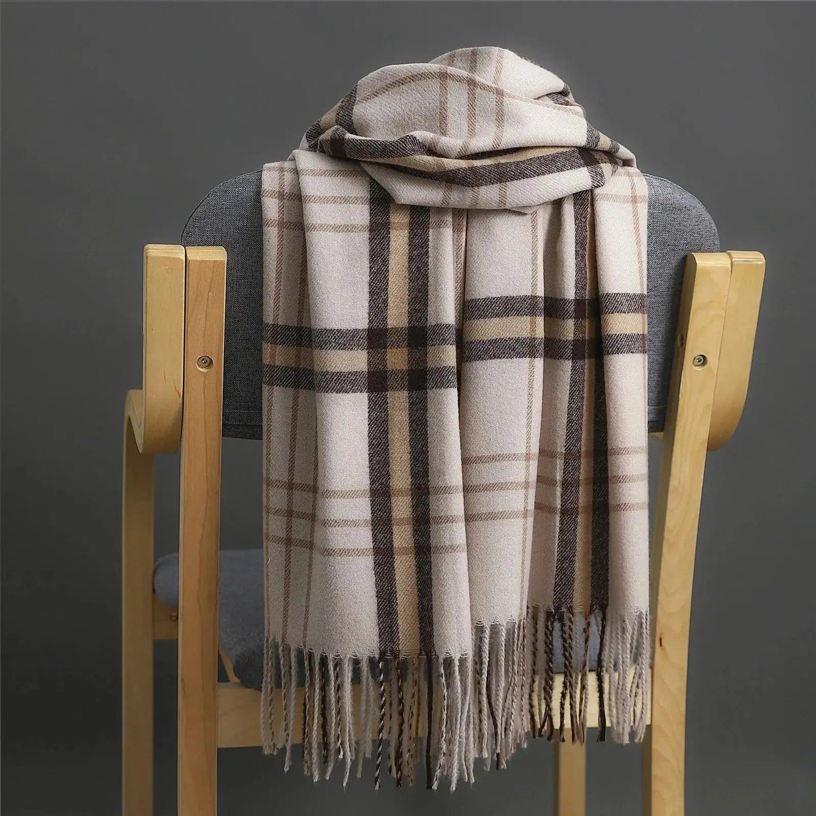 Echarpe en cachemire ANASTASIE - Coeur de Foulard