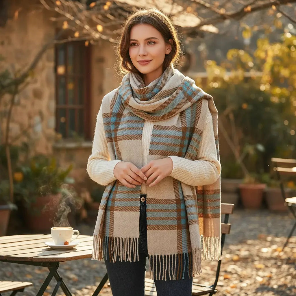 Echarpe en cachemire APPOLINE - Coeur de Foulard