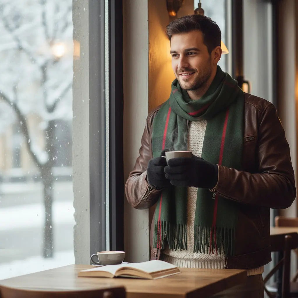 Echarpe en cachemire AUGUSTINE - Coeur de Foulard