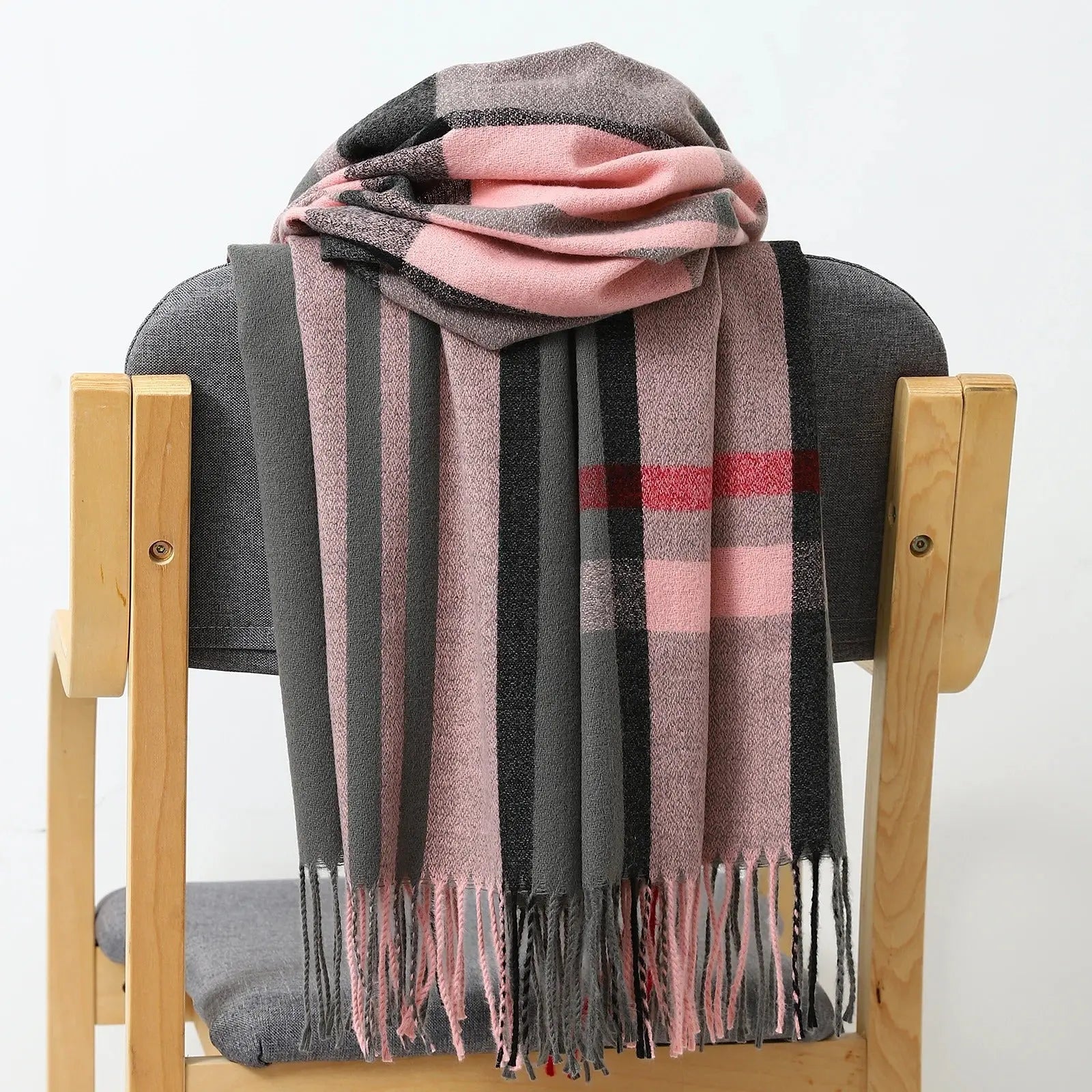 Echarpe en cachemire BERANGERE - Coeur de Foulard