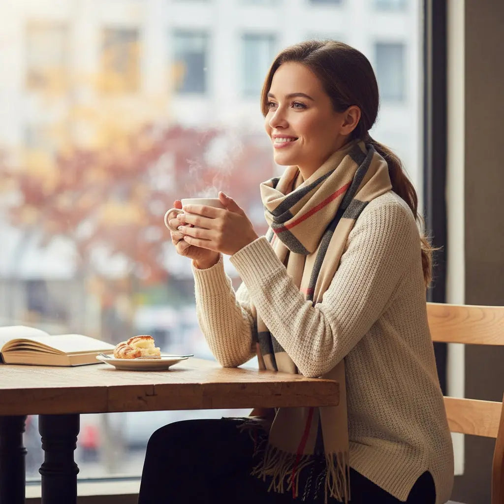Echarpe en cachemire BRIGITTE - Coeur de Foulard