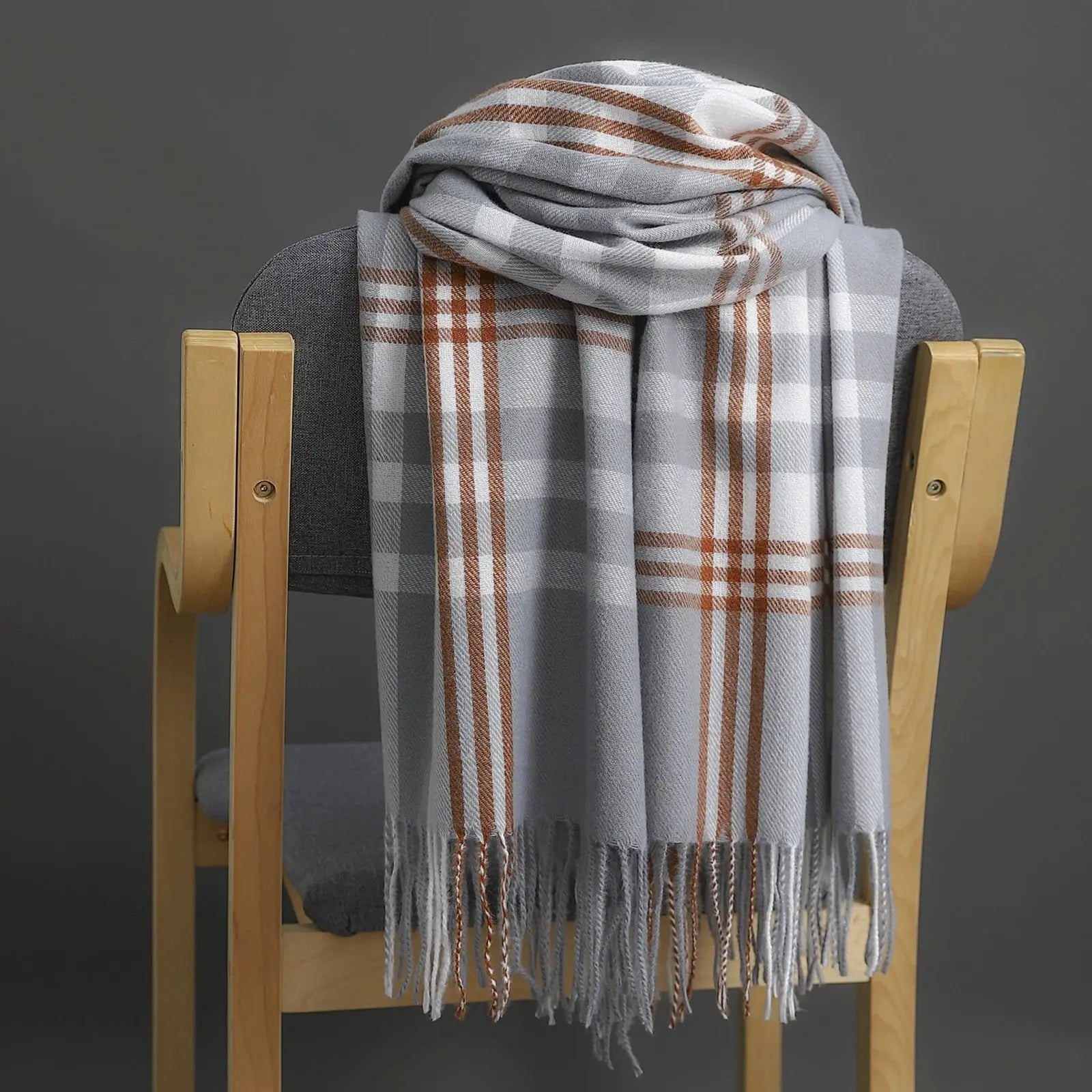 Echarpe en cachemire CLEMENTINE - Coeur de Foulard