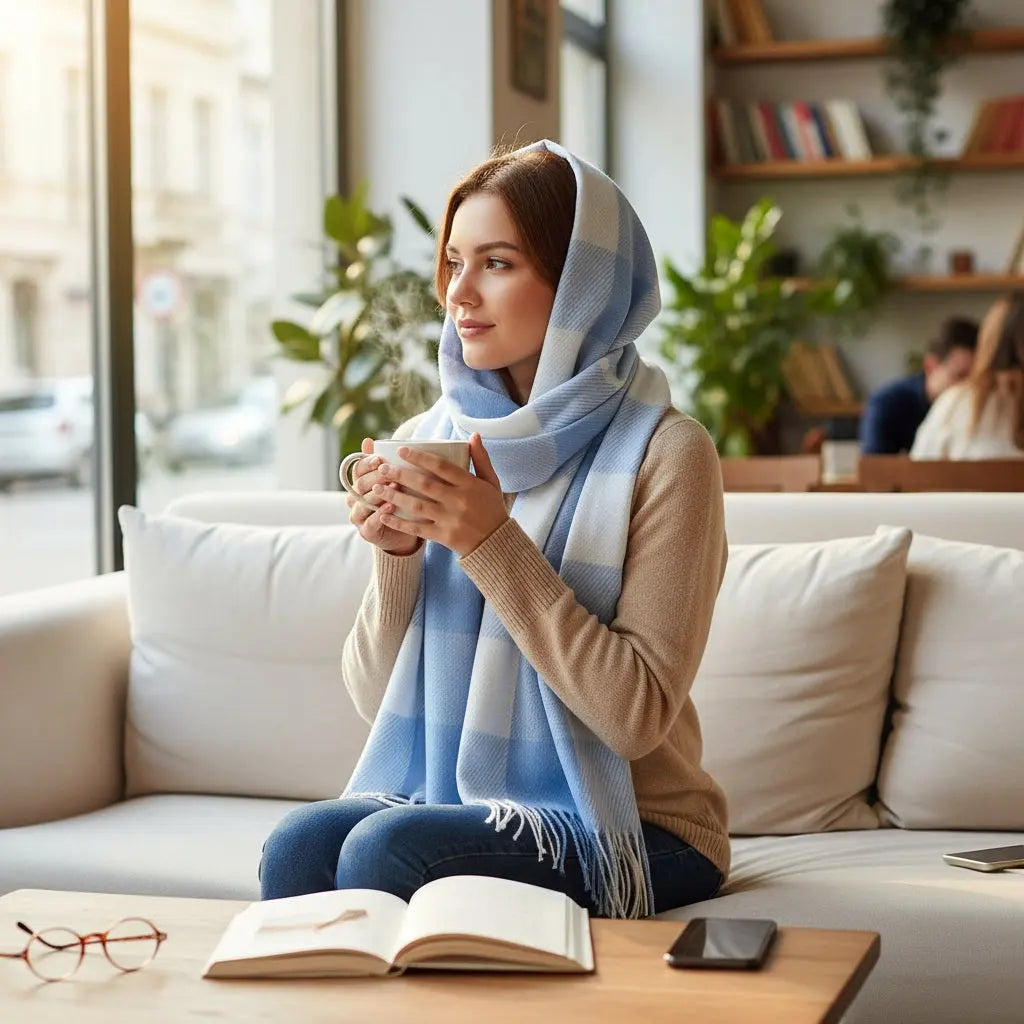 Echarpe en cachemire NADIA - Coeur de Foulard