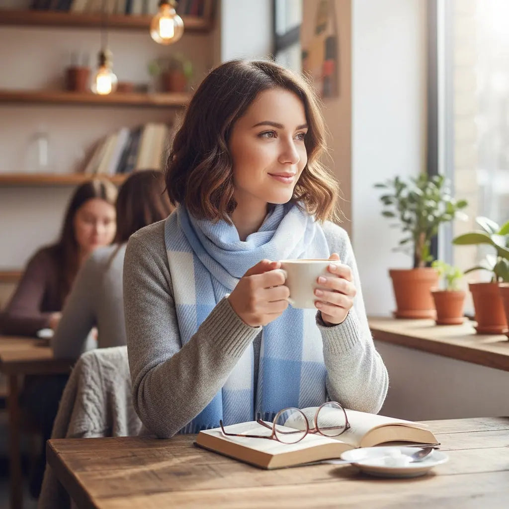 Echarpe en cachemire NADIA Coeur de Foulard