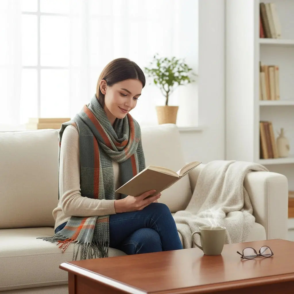 Echarpe en cachemire NAOMI - Coeur de Foulard