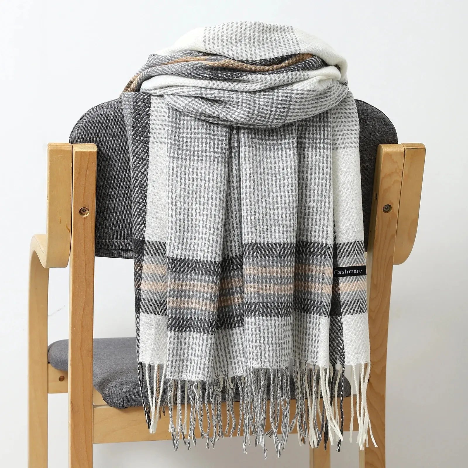 Echarpe en cachemire SABINE - Coeur de Foulard