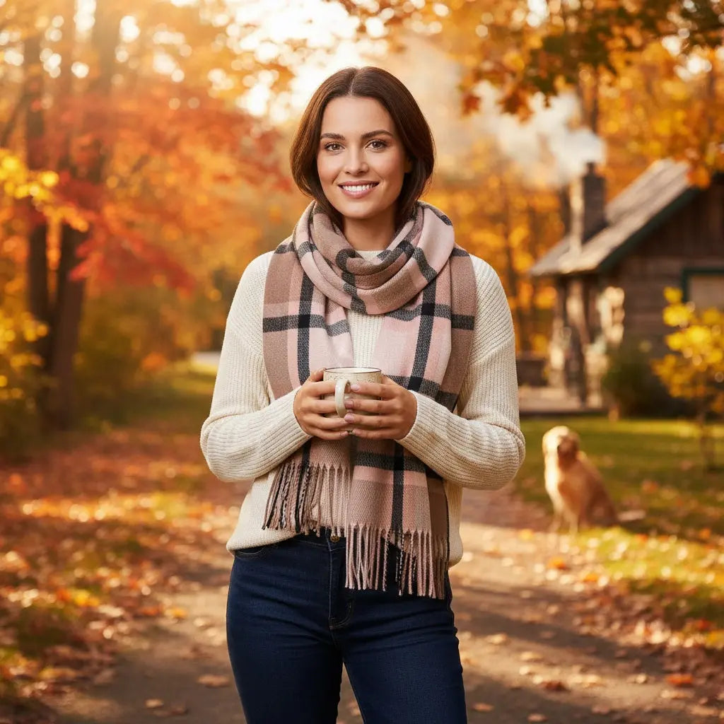 Echarpe en cachemire SANDRA - Coeur de Foulard