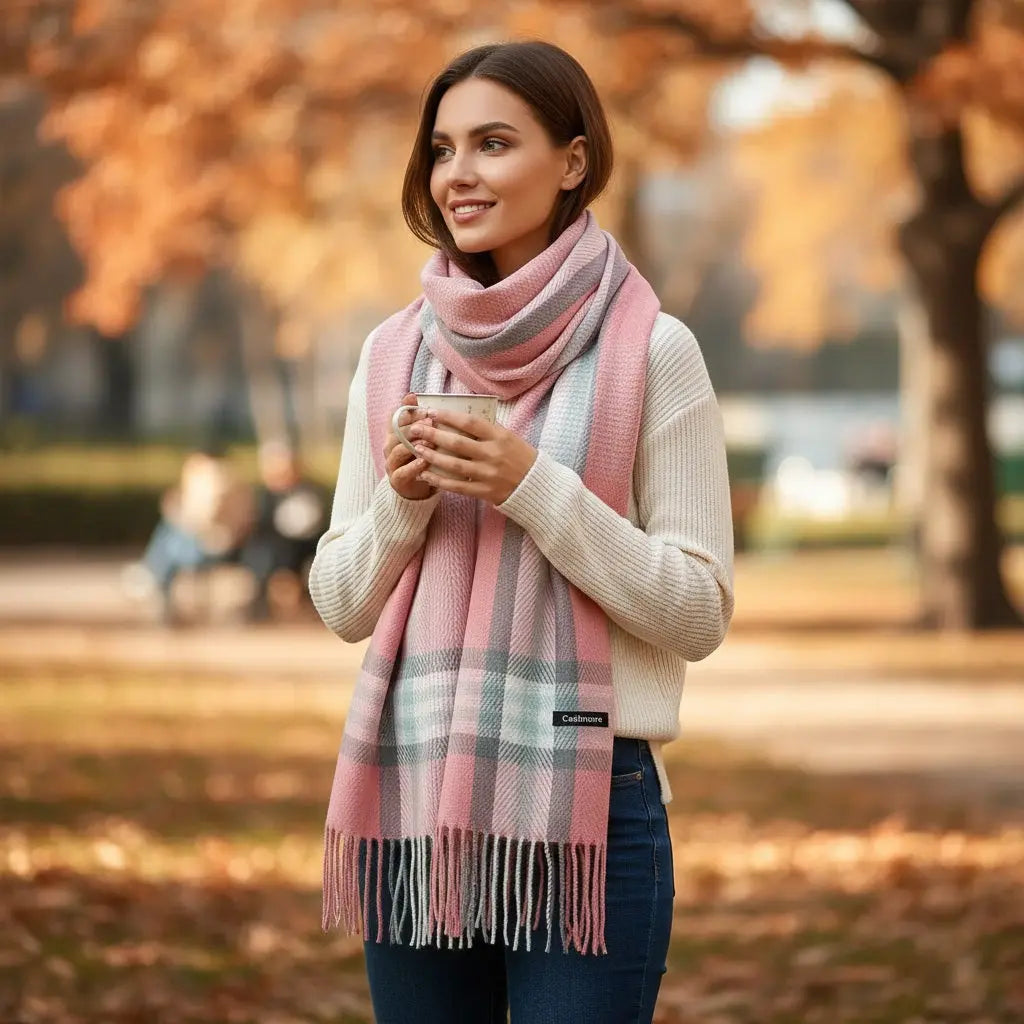 Echarpe en cachemire SARA - Coeur de Foulard