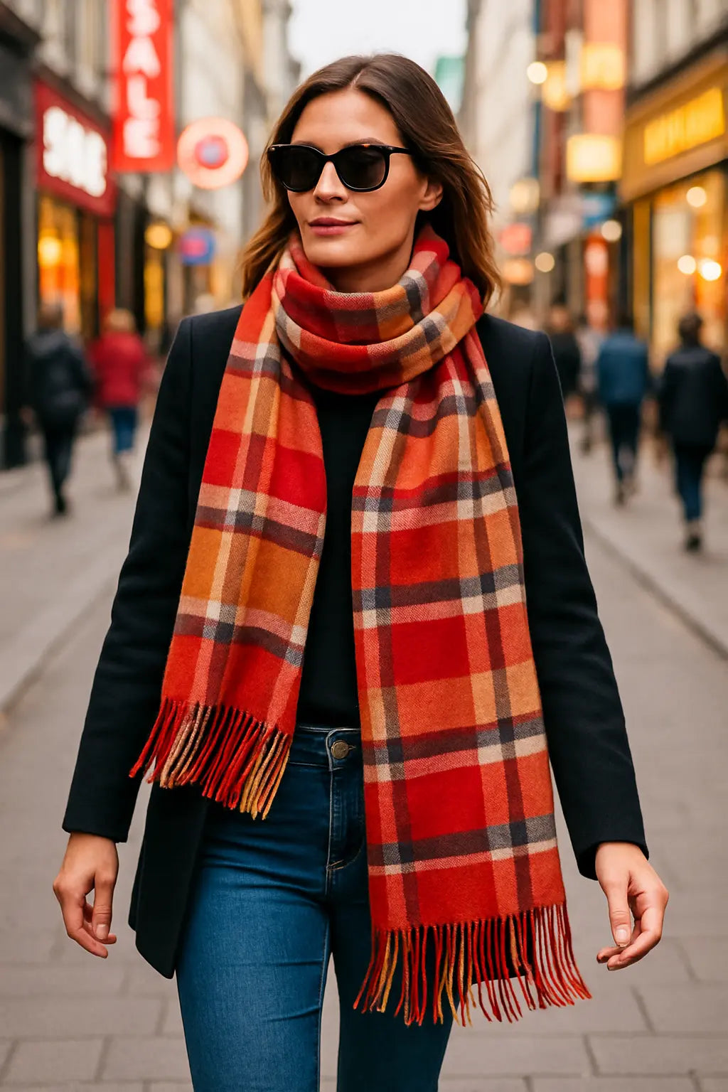 Echarpe en cachemire SELMA - Coeur de Foulard