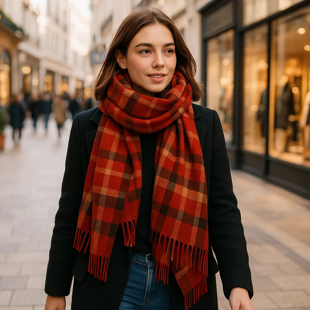 Echarpe en cachemire SOFIA - Coeur de Foulard