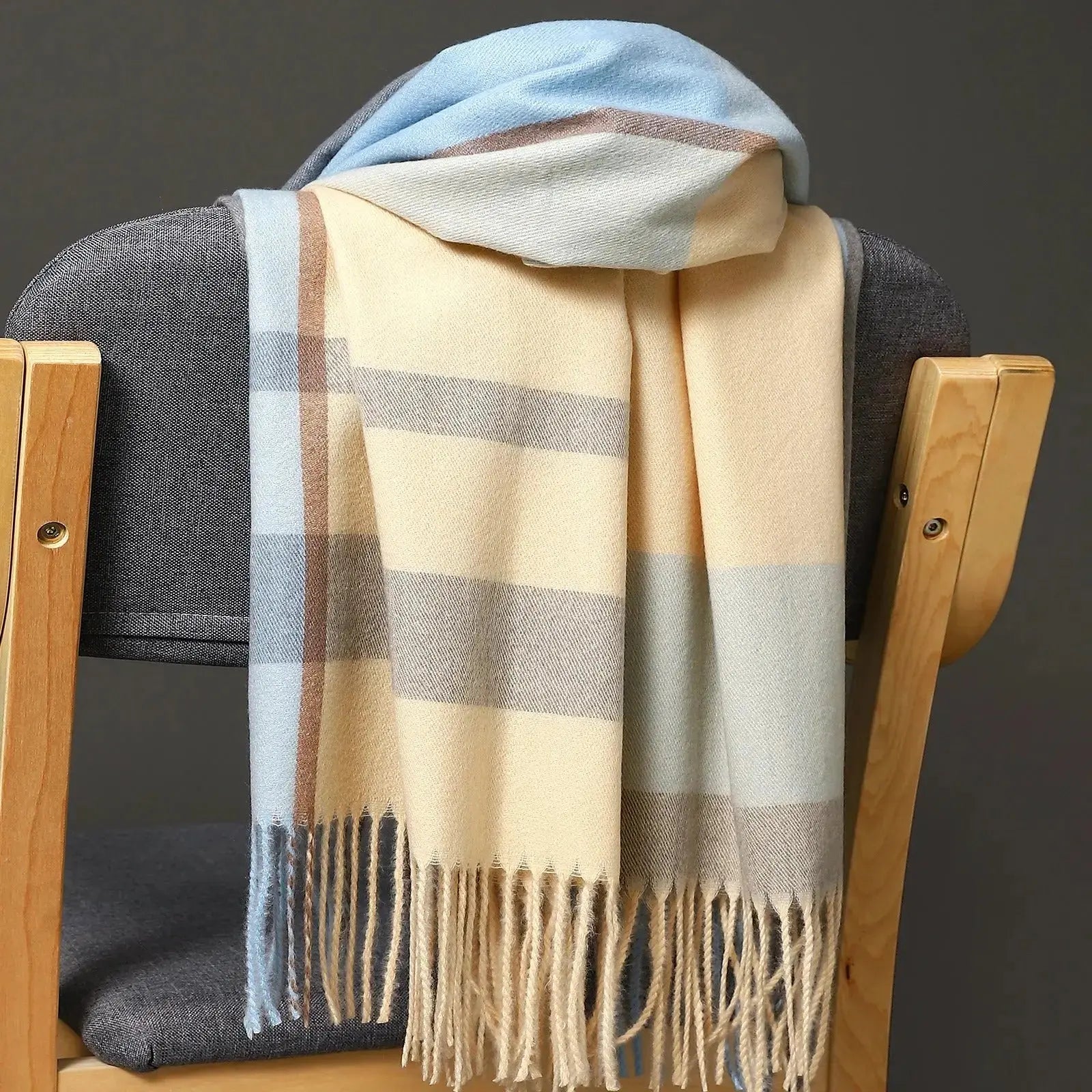 Echarpe en cachemire SOLENE - Coeur de Foulard