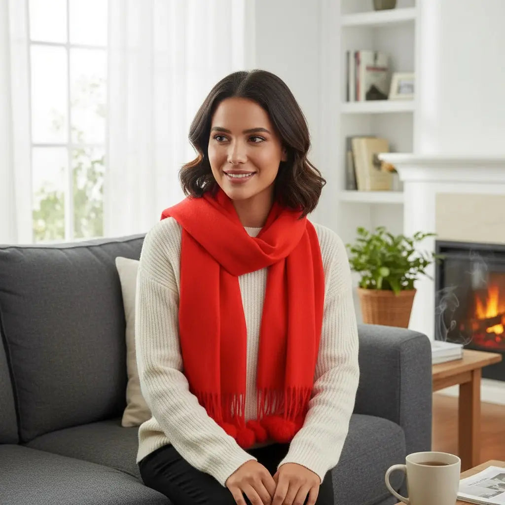 Echarpe en cachemire SOPHIA - Coeur de Foulard