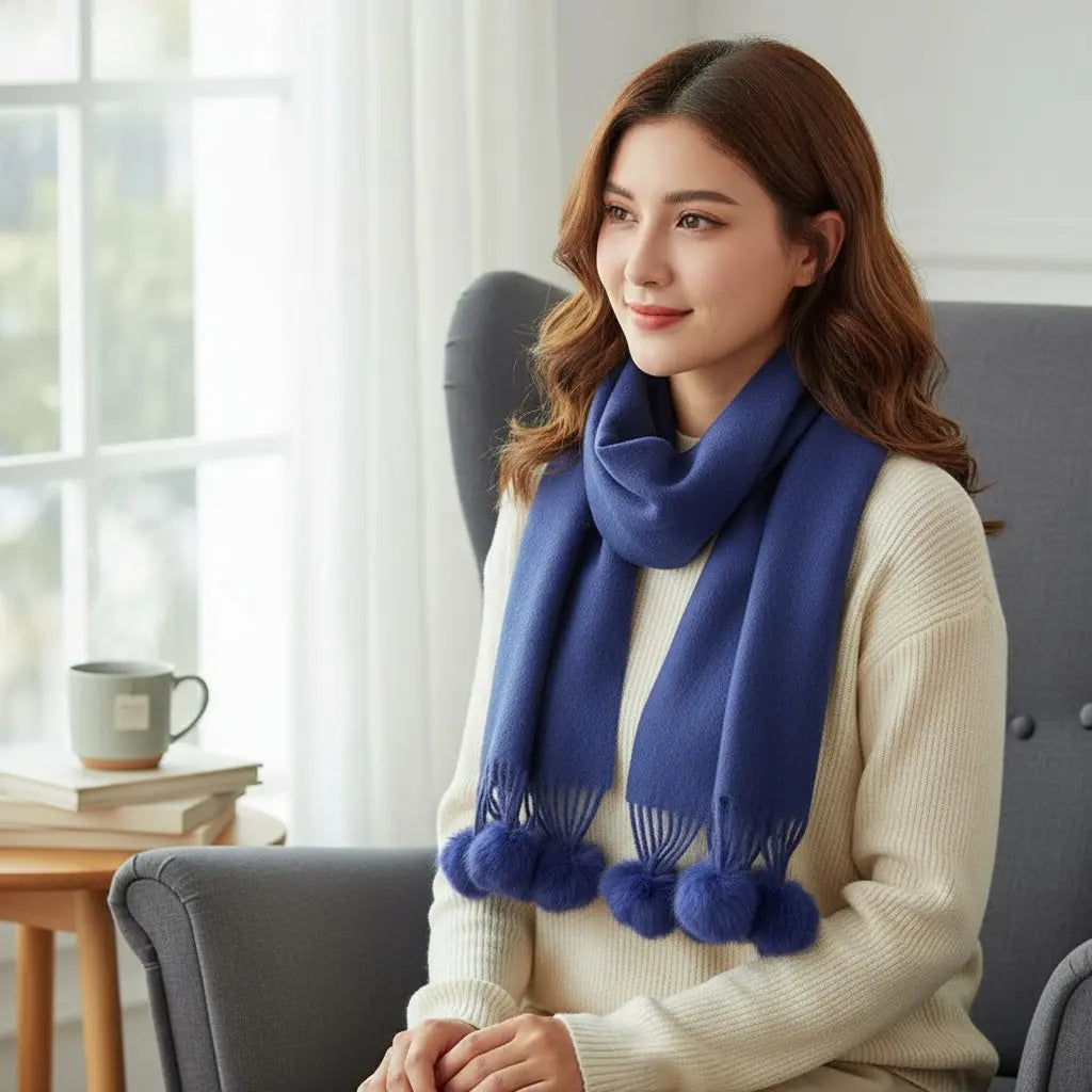 Echarpe en cachemire SORAYA - Coeur de Foulard