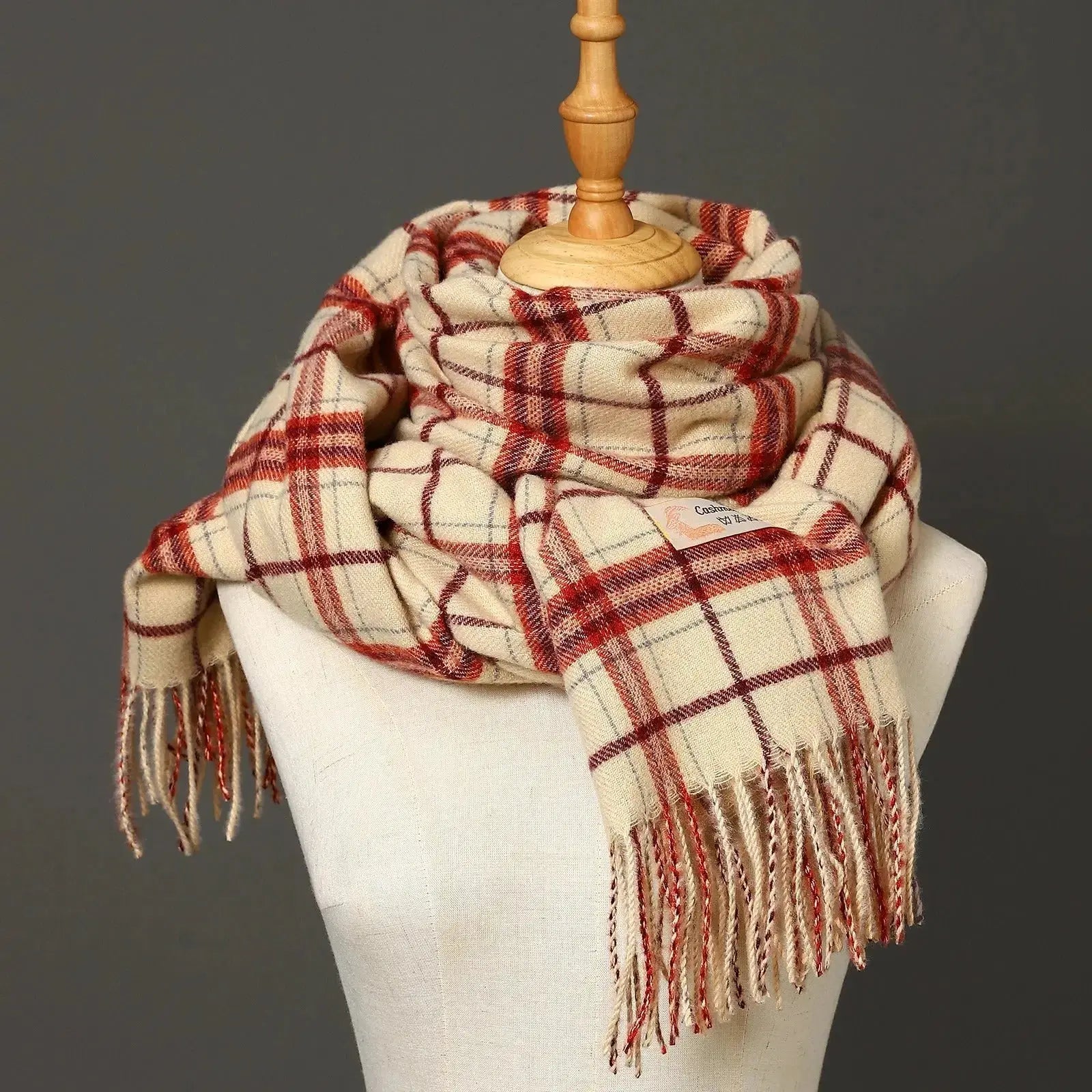 Echarpe en cachemire YOLAINE - Coeur de Foulard