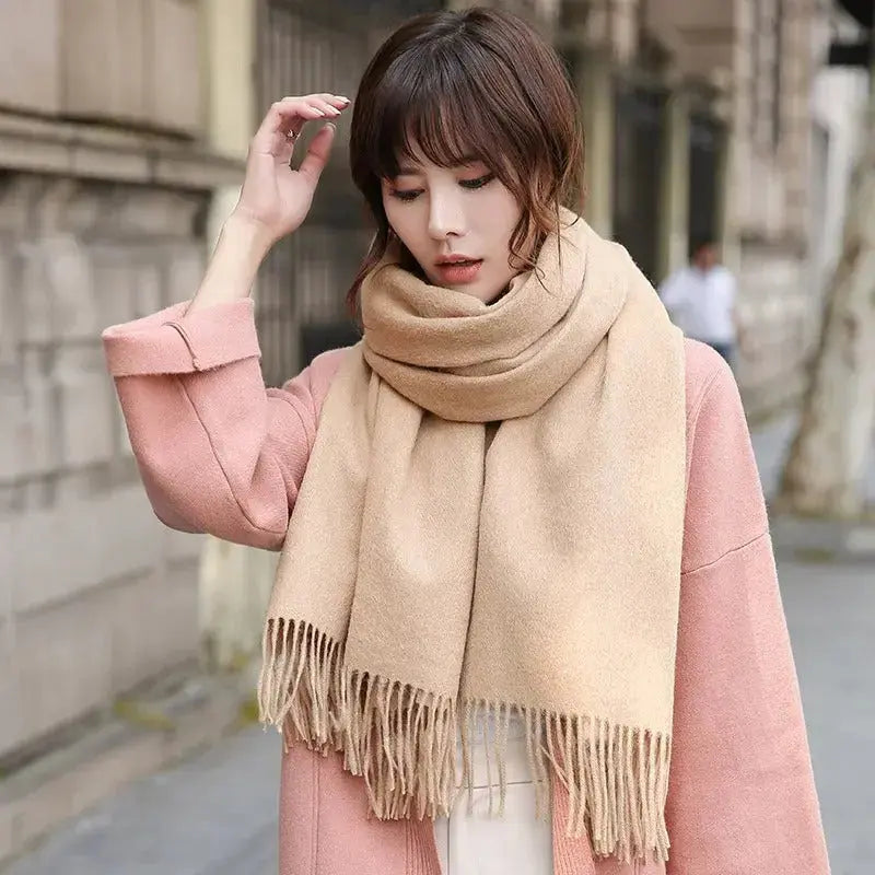 Echarpe en laine femme IONA - Coeur de Foulard